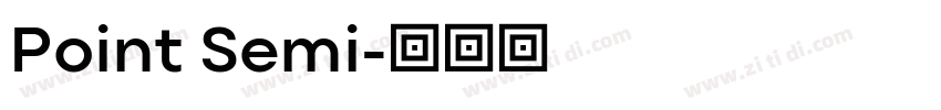 Point Semi字体转换